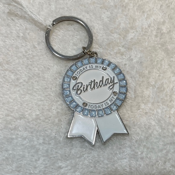 Skinny Dip Other - Today Is My Birthday Pooch Silver Enamel Tag Skinny Dip pet dog accessory charm